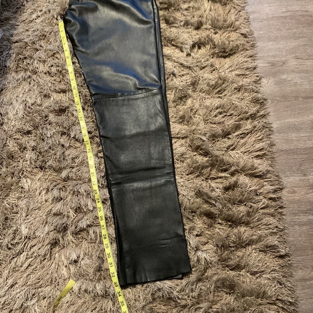 Wilsons Leather Black Straight Leg Pants - Picture 9 of 12